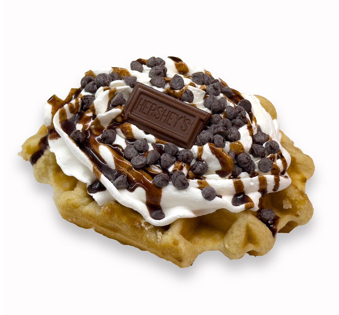 Chocolate Chocolate Chip Belgian Waffles